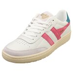 Gola chaussures femme falcon - baskets de cuir blanc rose - 37