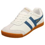 Gola harrier pour hommes - baskets classiques en cuir blanc bleu - 46
