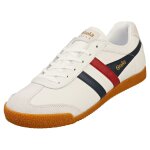 Gola harrier : baskets casual en cuir blanc, marine et rouge - 43 Gola harrier : baskets casual en cuir blanc, marine et rouge - 43