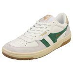 Gola baskets hawk pour femmes - cuir blanc - vert - 36