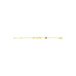 Gourmette enfant - or 18 carats - longueur : 14 cm - coccinelle Gourmette enfant - or 18 carats - longueur : 14 cm - coccinelle