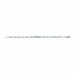 Gourmette homme - argent 925 - cheval alternée 1 + 1 - largeur : 4 mm - longueur : 18 cm Gourmette homme - argent 925 - cheval alternée 1 + 1 - largeur : 4 mm - longueur : 18 cm