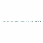 Gourmette homme - argent 925 - cheval alternée 1 + 1 - largeur : 6 mm - longueur : 20 cm Gourmette homme - argent 925 - cheval alternée 1 + 1 - largeur : 6 mm - longueur : 20 cm