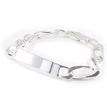Gourmette homme argent adam Gourmette homme argent adam