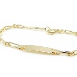 Gourmette plaqu� or  bambino