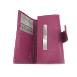 Grand porte - monnaie cuir 'frandi' violet