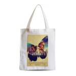 Grand sac shopping plage etudiant affiche de film / papillon / steve mc queen / rami malek