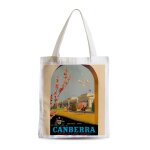 Grand sac shopping plage etudiant canberra australie affiche poster vintage tourisme art deco 30's Grand sac shopping plage etudiant canberra australie affiche poster vintage tourisme art deco 30's