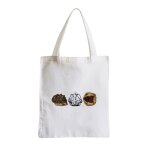 Grand sac shopping plage etudiant carapace tortue minimaliste biologie illustration ancienne
