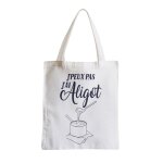 Grand sac shopping plage etudiant j'peux pas j'ai aligot aveyron pure fromage