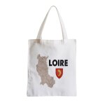 Grand sac shopping plage etudiant loire 42 dpartement saint etienne carte ancienne rare