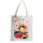Grand sac shopping plage etudiant luffy chapeau de paille romantique manga one piece Grand sac shopping plage etudiant luffy chapeau de paille romantique manga one piece