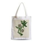 Grand sac shopping plage etudiant passiflora caerulea planche illustration botanique ancienne fleur exotique ... Grand sac shopping plage etudiant passiflora caerulea planche illustration botanique ancienne fleur exotique ...