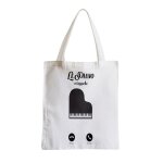 Grand sac shopping plage etudiant le piano m'appelle musique classique
