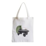 Grand sac shopping plage etudiant prototype voiture missile collage art surralisme
