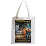 Grand sac shopping plage etudiant vieille affiche anglaise de film the day the earth stood still rétro ... Grand sac shopping plage etudiant vieille affiche anglaise de film the day the earth stood still rétro ...