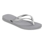 Havaianas slim tongs claquettes imprim femme - steel gris 5178 - 37 / 38