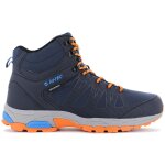Hi - tec raven mid wp softshell - waterproof - hommes chaussures de randonn�e marche trekking bleu 0006888 ...
