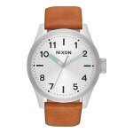 Homme nixon le safari cuir montre a975 - 2853