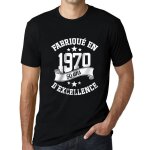 Homme tee - shirt fabriqu en 1970 54 ans t - shirt graphique ide cadeau 54e anniversaire vintage anne ...