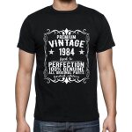 Homme tee - shirt - all original parts aged to perfection 1984 - 40 ans t - shirt graphique id�e cadeau ...
