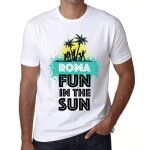 Homme tee - shirt s'amuser au soleil � rome - fun in the sun in roma - t - shirt graphique �co - responsable ...