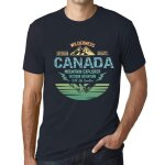 Homme tee - shirt aventure en plein air nature sauvage mountain explorer canada - outdoor adventure, ...