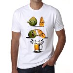 Homme tee - shirt bire fusion design - design fusion beer - t - shirt graphique co - responsable vintage ...