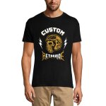 Homme tee - shirt chemise rtro personnalise  tte de mort pour cavaliers - custom retro ride skull ...