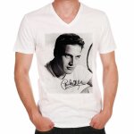 Homme tee - shirt col v paul newman t - shirt graphique co - responsable vintage cadeau nouveaut