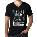 Homme tee - shirt col v pices d'origine vieillies  la perfection 1969 - original parts aged to perfection ...