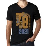 Homme tee - shirt col v un style urbain sup�rieur depuis 2021 - superior urban style since 2021 - 3 ans ...