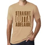 Homme tee - shirt tout droit sorti d'ad�la�de - straight outta adelaide - t - shirt graphique �co - responsabl ...