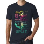 Homme tee - shirt un �t� sans fin en deux temps - endless summer in split - t - shirt graphique �co - ...