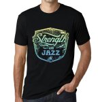 Homme tee - shirt force et jazz - strength and jazz - t - shirt graphique �co - responsable vintage cadeau ...
