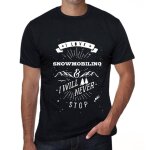 Homme tee - shirt j'adore la motoneige et je ne m'arr�terai jamais - i love snowmobiling & i will never ...