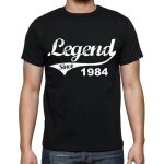 Homme tee - shirt une lgende depuis 1984 - legend since 1984 - 40 ans t - shirt graphique ide cadeau ...