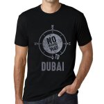 Homme tee - shirt pas de mauvais chemin vers duba� - no wrong way to dubai - t - shirt graphique �co ...