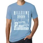 Homme tee - shirt mill�sime vieilli � la perfection 1989 35 ans t - shirt graphique id�e cadeau 35e anniversai ...
