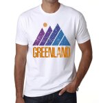 Homme tee - shirt montagne du groenland - mountain greenland - t - shirt graphique �co - responsable ...