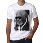 Homme tee - shirt morgan freeman t - shirt graphique co - responsable vintage cadeau nouveaut