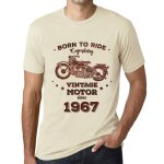 Homme tee - shirt n pour rouler un moteur lgendaire depuis 1967 - born to ride legendary motor since ...