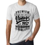 Homme tee - shirt - original parts (mostly) aged to perfection 1957 - 67 ans t - shirt graphique ide ...