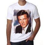 Homme tee - shirt roger moore le saint - roger moore the saint - t - shirt graphique �co - responsable ...