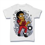 Homme tee - shirt roi de la pop - musicien am�ricain - danseur - zombie - king of pop - american musician ...