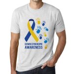 Homme tee - shirt sensibilisation au syndrome de down - down syndrome awareness - t - shirt graphique ...