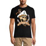 Homme tee - shirt skull captain - capitaine du navire - skull captain - captain of the ship - t - shirt ...