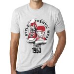 Homme tee - shirt un style authentique depuis 1953 - authentic style since 1953 - 71 ans t - shirt graphique ...