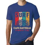 Homme tee - shirt surf d'�t� � cape hatteras - summer time surf in cape hatteras - t - shirt graphique ...