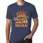 Homme tee - shirt - the best view comes after hardest mountain climb molokai - t - shirt graphique co ...